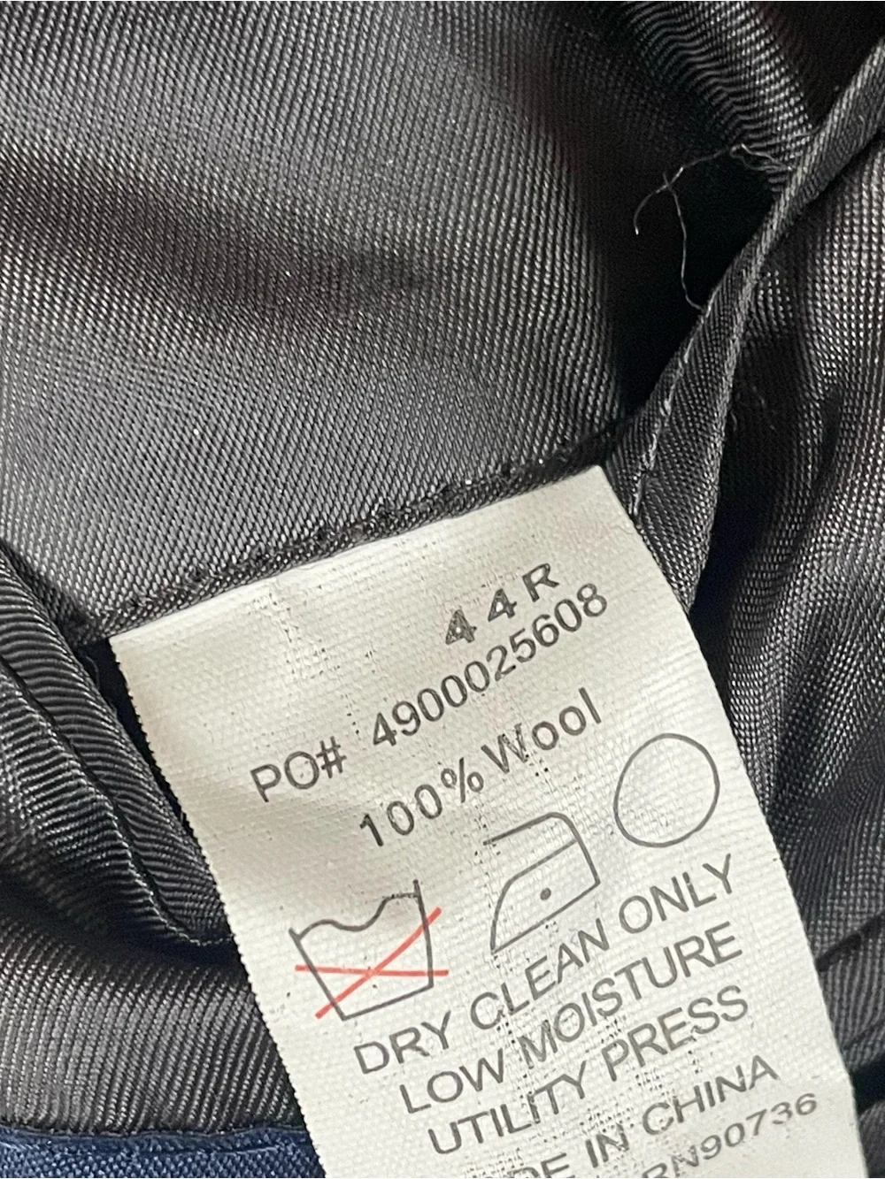 Ralph Lauren Blazer Men’s 44R Grey Pinstripe Wool 2 Button Single Vent R4